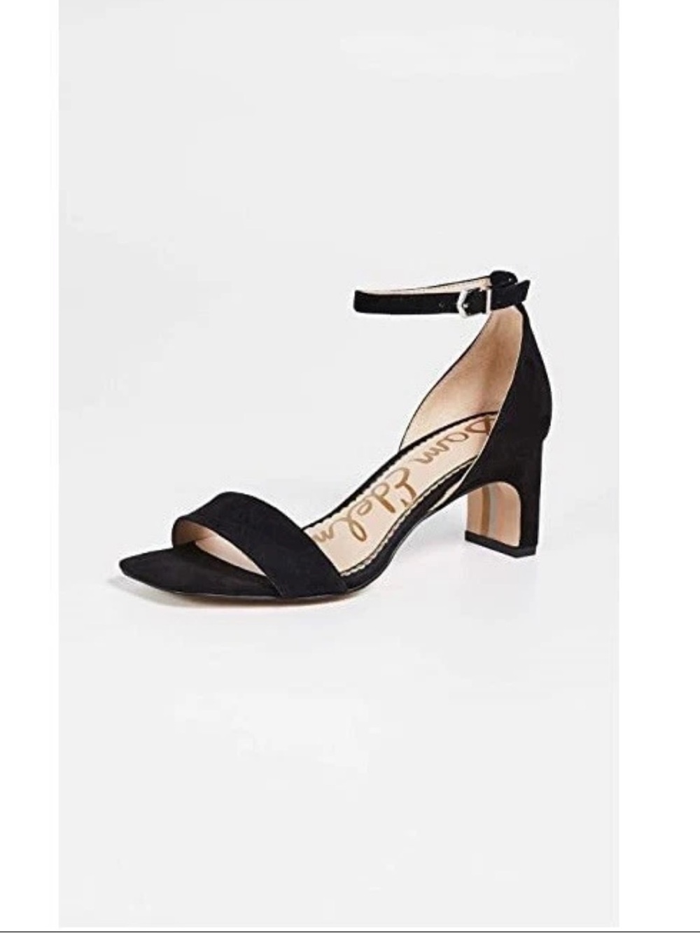 Sam Edelman Black Suede Sandals Sz 7.5